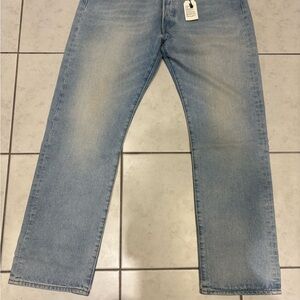 Levis Premium Men's 501 Light Blue Jeans 38x32